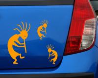 Kokopelli Aufkleber Set Aufkleber