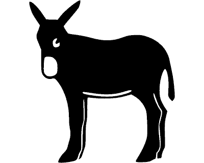 Katalanischer Esel Aufkleber Aufkleber