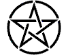 Pentagramm Aufkleber Aufkleber