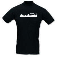 T-Shirt Berlin Skyline T-Shirt Modellnummer 000536-070-401  schwarz/wei�