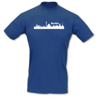 T-Shirt Berlin Skyline T-Shirt Modellnummer 000536-903-401  royal blau/wei�
