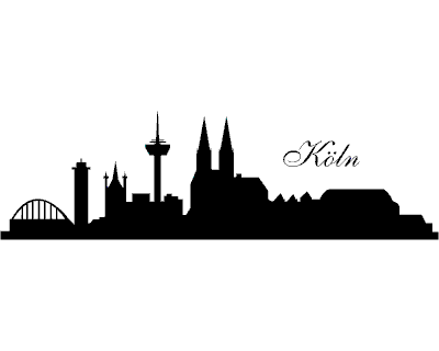Wandtattoo K�ln Skyline Wandtattoo