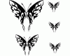 Schmetterling Wandtattoo Set 5 Wandtattoo