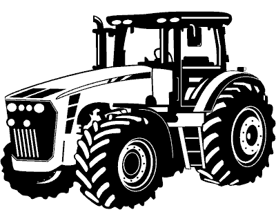 Wandtattoo Trecker / Traktor Wandtattoo
