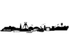 Wandtattoo Bochum Skyline Wandtattoo