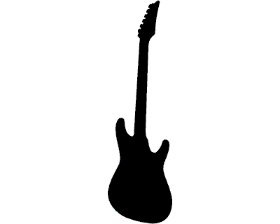 Elektrische Gitarre Aufkleber Aufkleber
