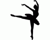 Wandtattoo Ballettt�nzerin Motiv 778 Wandtattoo