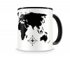 Tasse mit dem Motiv Weltkarte Tasse