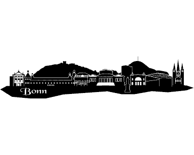 Wandtattoo Bonn Skyline Wandtattoo
