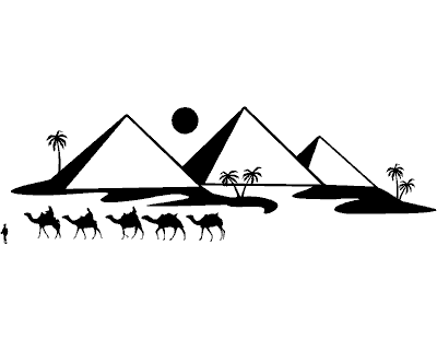 Pyramiden Wandtattoo Wandtattoo