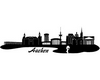 Wandtattoo Aachen Skyline Wandtattoo