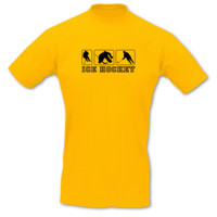 T-Shirt Eishockey T-Shirt Modellnummer 000915-020-402  goldgelb/schwarz