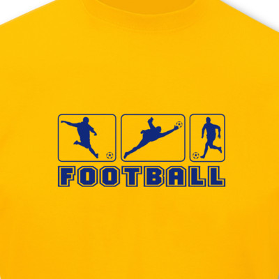 T-Shirt Fu�ballspieler T-Shirt