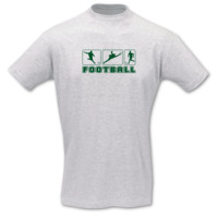 T-Shirt Fu�ballspieler T-Shirt Modellnummer 000916-901-404  ash/gr�n