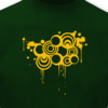 T-Shirt Retro Grunge Kreise T-Shirt