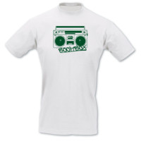 T-Shirt Boombox T-Shirt Modellnummer 000919-010-404  wei�/gr�n