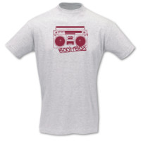 T-Shirt Boombox T-Shirt Modellnummer 000919-901-409  ash/bordeaux