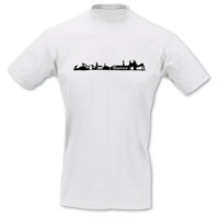 T-Shirt Bautzen Skyline T-Shirt Modellnummer 000931-010-402  wei�/schwarz
