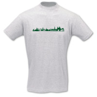 T-Shirt Bautzen Skyline T-Shirt Modellnummer 000931-901-404  ash/gr�n
