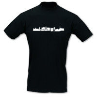 T-Shirt Augsburg Skyline T-Shirt Modellnummer 000954-070-401  schwarz/wei�