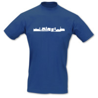 T-Shirt Augsburg Skyline T-Shirt Modellnummer 000954-903-401  royal blau/wei�