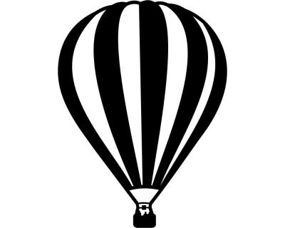 Wandtattoo Ballon 'Montgolfier'
