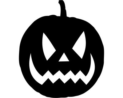 Halloween Krbisschdel Sticker Aufkleber