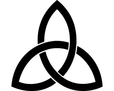 Wandtattoo Keltischer Dreiecks Knoten