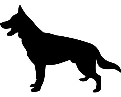 Schferhund Aufkleber Aufkleber