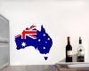 Australien Wandtattoo mit der Nationalflagge Wandtattoo