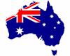 Australien Wandtattoo mit der Nationalflagge Wandtattoo