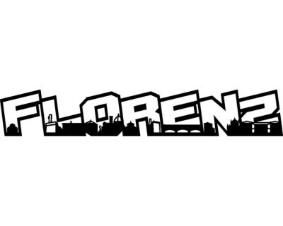 Florenz Schriftzug Skyline Wandtattoo