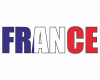 Tasse mit Frankreich / France Schriftzug Tasse