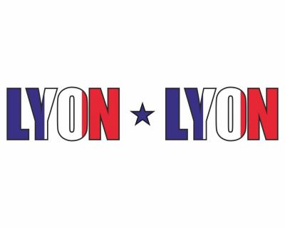 Tasse mit Lyon Schriftzug Tasse