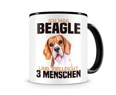 Tasse mit dem Motiv Ich mag Beagle