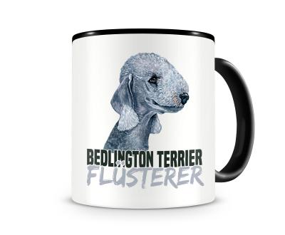 Tasse mit dem Motiv Bedlington Terrier Flsterer