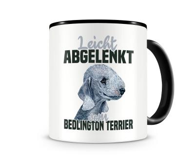 Tasse mit dem Motiv Leicht abgelenkt von Bedlington Terrier