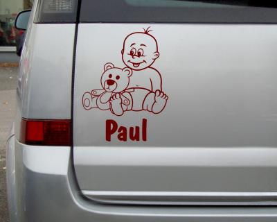 Babyaufkleber Jungen - Ansicht 3