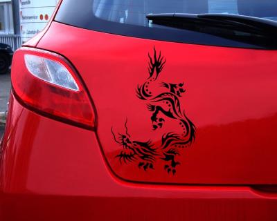 Drachen Tribal Aufkleber Motiv 138