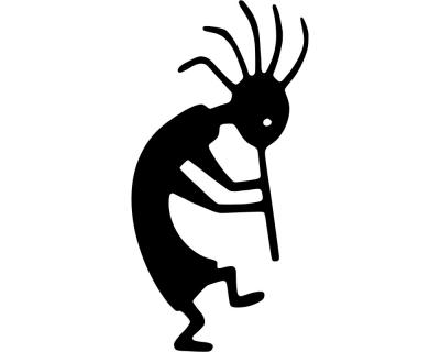 Kokopelli Aufkleber - Ansicht 1