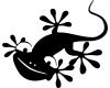 Comic Gecko Aufkleber