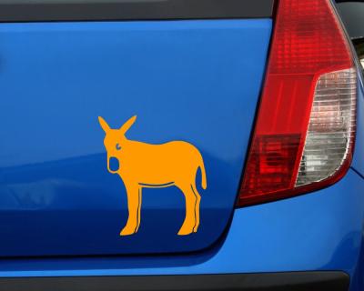 Katalanischer Esel Aufkleber Aufkleber