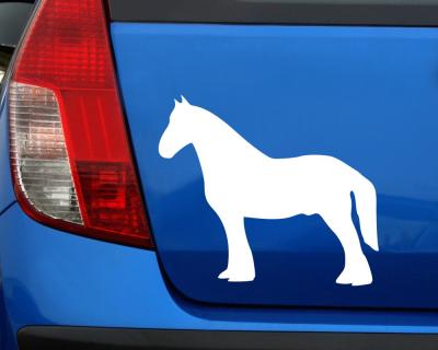 Pferd Aufkleber Kaltblut