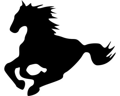 Pferd Aufkleber 'Valentino' - Ansicht 1