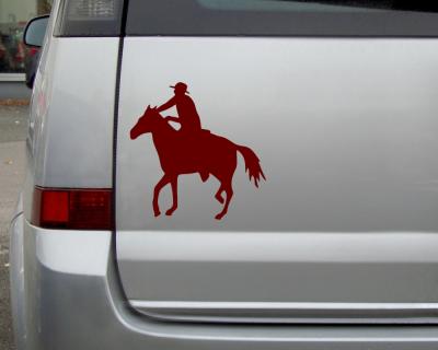 Pferd Aufkleber Reiter - Ansicht 3
