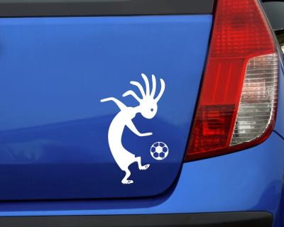 Kokopelli  Fuball  Aufkleber