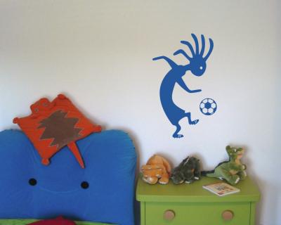 Kokopelli ”Fuball” Wandtattoo Wandtattoo