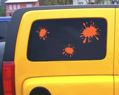 Farbkleckse Aufkleber 3er Set - Ansicht 2