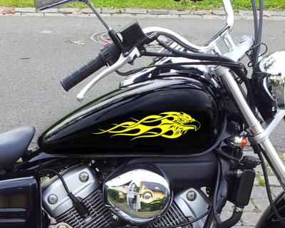 Adlertribal Aufkleber Set Motorrad