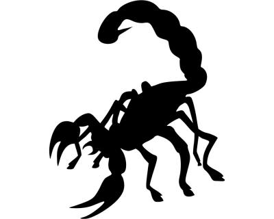Skorpion Aufkleber